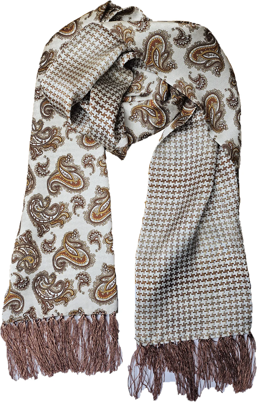 Tootal Mens Retro Paisley 100% Silk Scarves - immagine 6