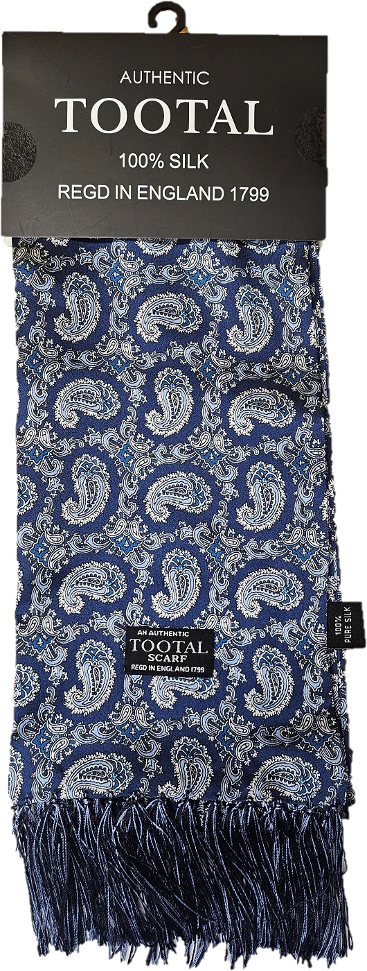 Tootal Mens Retro Paisley 100% Silk Scarves - immagine 5