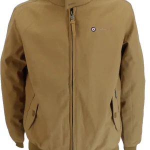 Lambretta Tobacco Tan Showerproof Harrington Jacket