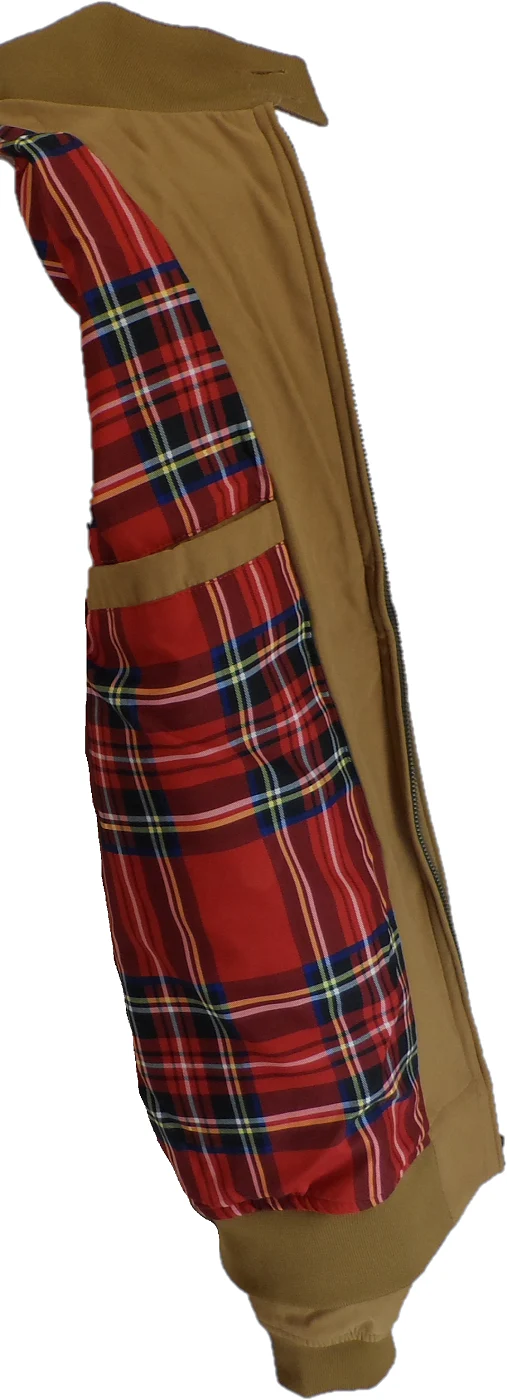 Lambretta Tobacco Tan Showerproof Harrington Jacket - immagine 4