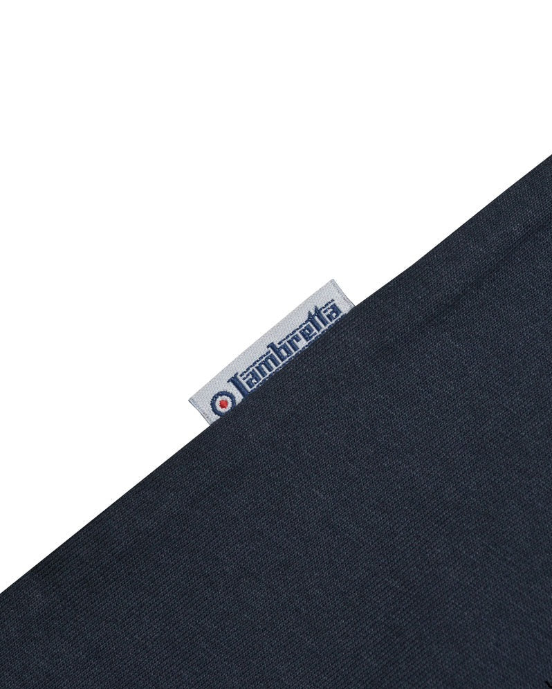 Lambretta Mens Navy Blue Helmet Retro T Shirt - immagine 4