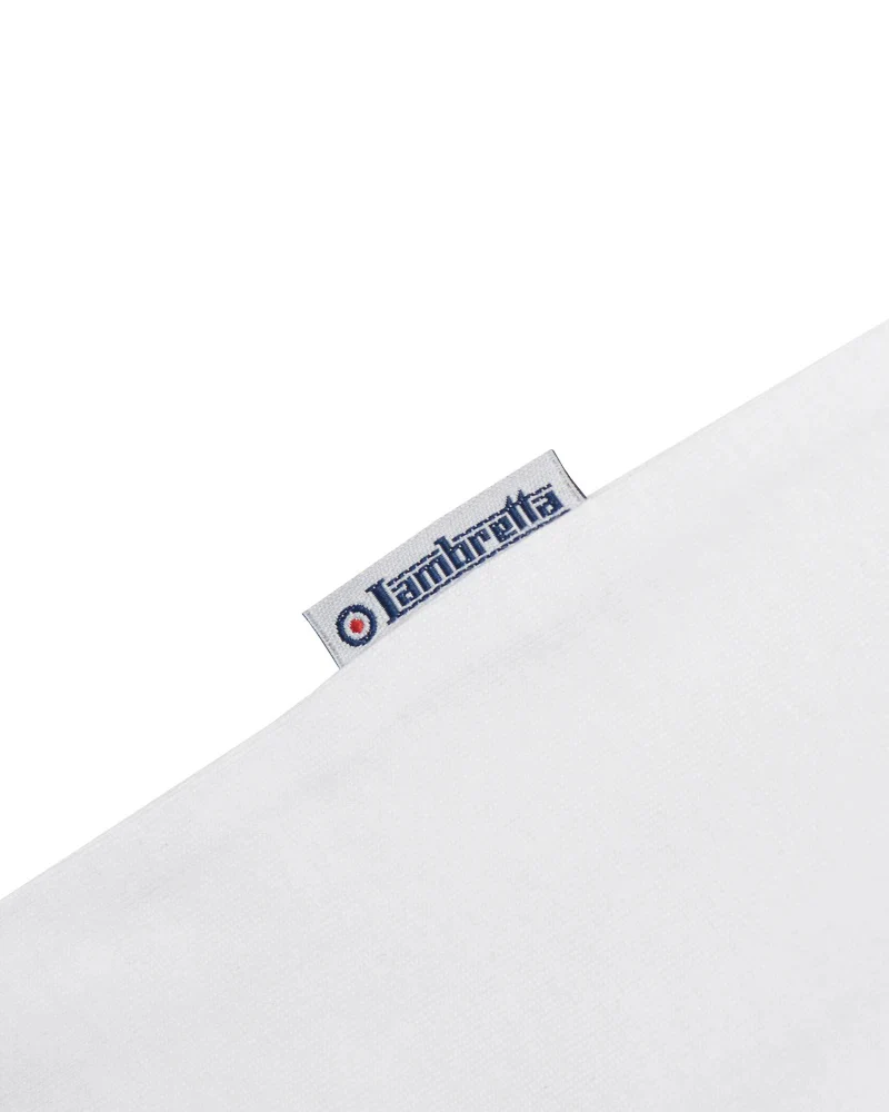 Lambretta Mens White Helmet Retro T Shirt - immagine 3