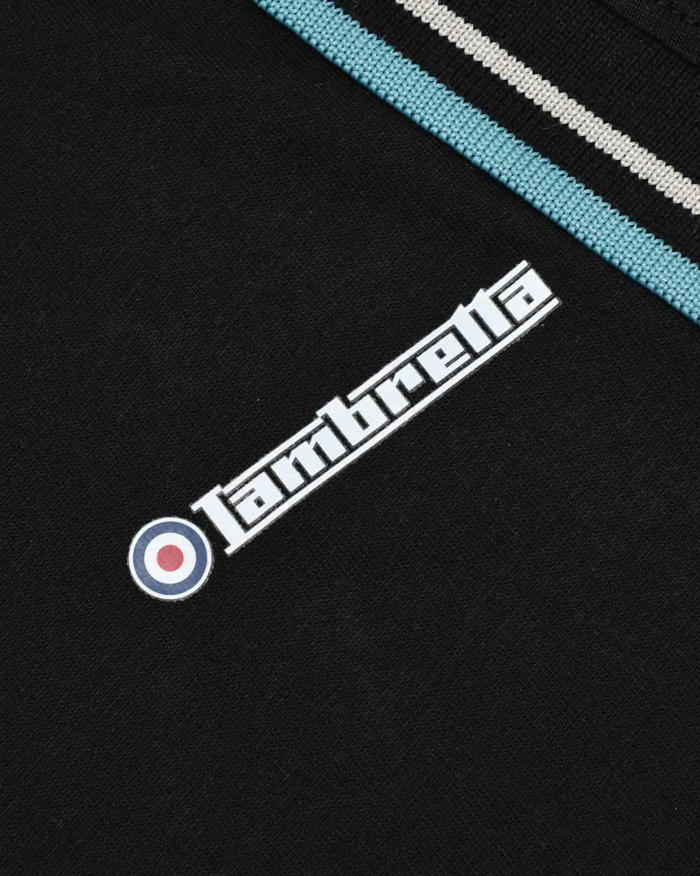Lambretta Navy Blue Retro Vertical Stripe Polo Shirts - immagine 4