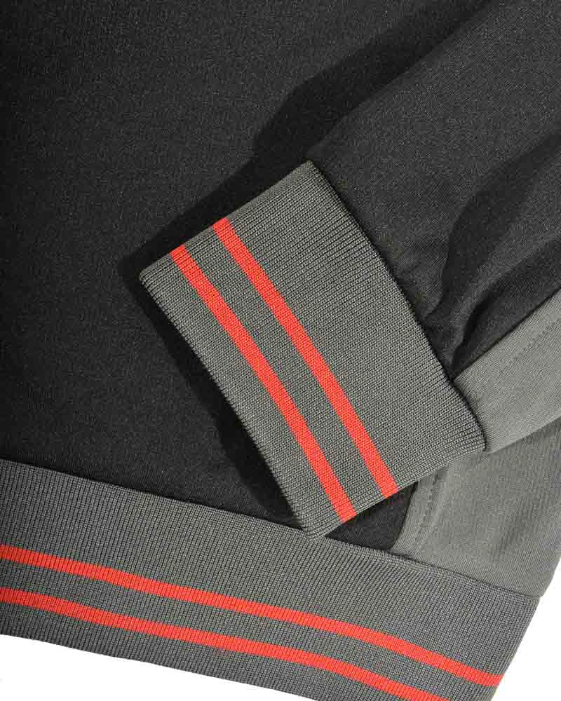 Lambretta Retro Black Vintage Track Top Jacket - immagine 4