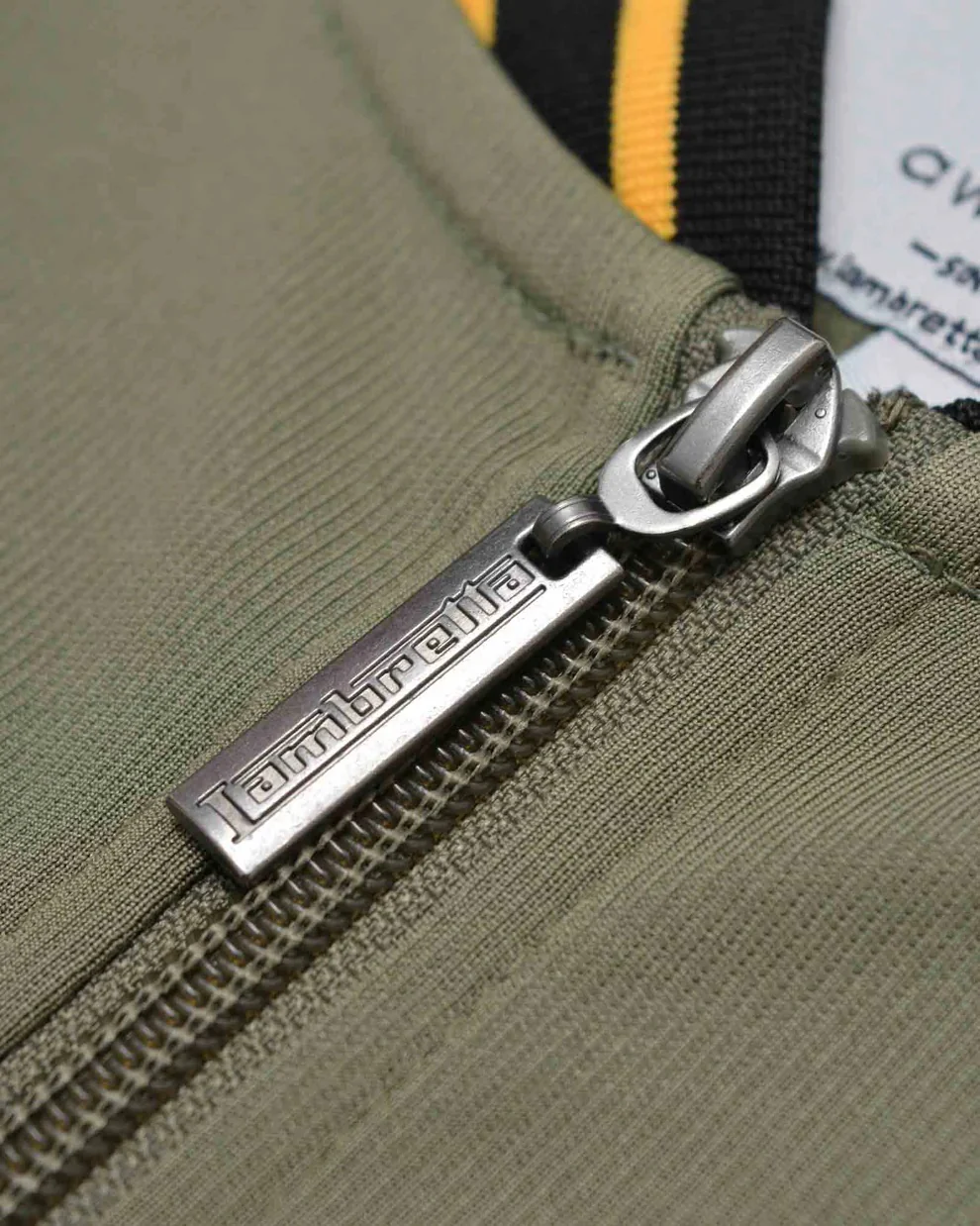 Lambretta Retro Khaki Green Vintage Track Top Jacket - immagine 4