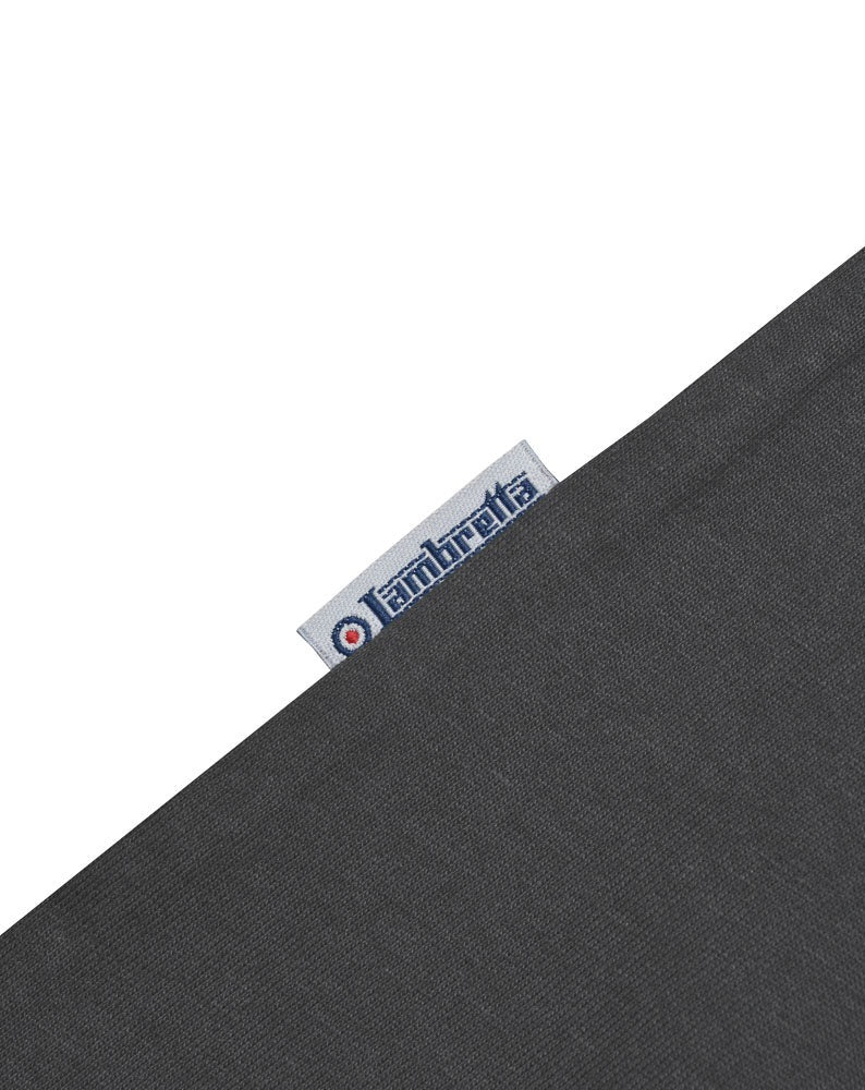Lambretta Mens Iron Grey Striped Retro T Shirt - immagine 4