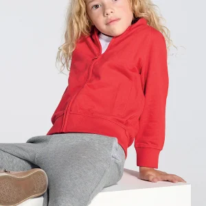 SWRKFUZIP240    FELPA BAMBINO ZIP INTERA LEGGERA FRENCH TERRY