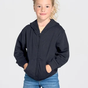 SWRKHOOD240 FELPA BAMBINO CAPPUCCIO E ZIP LEGGERA FRENCH TERRY