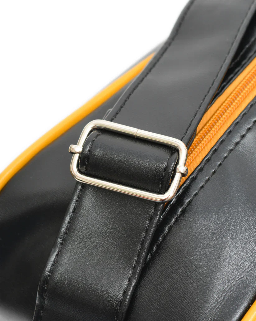 Lambretta Classic Retro Black Mustard Messenger/Flight Bag - immagine 6