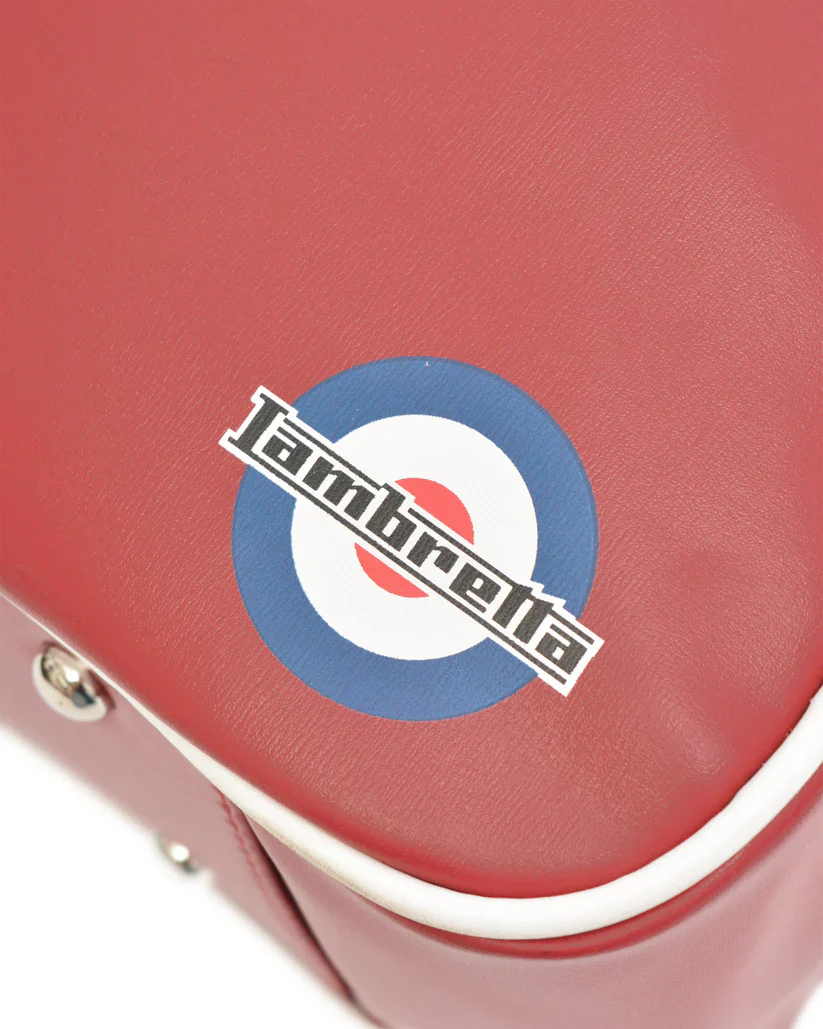 Lambretta Classic Retro Burgundy/White Messenger/Flight Bag - immagine 4
