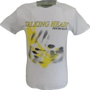 Mens Official Licensed Talking Heads Psycho Killer Hands T Shirt