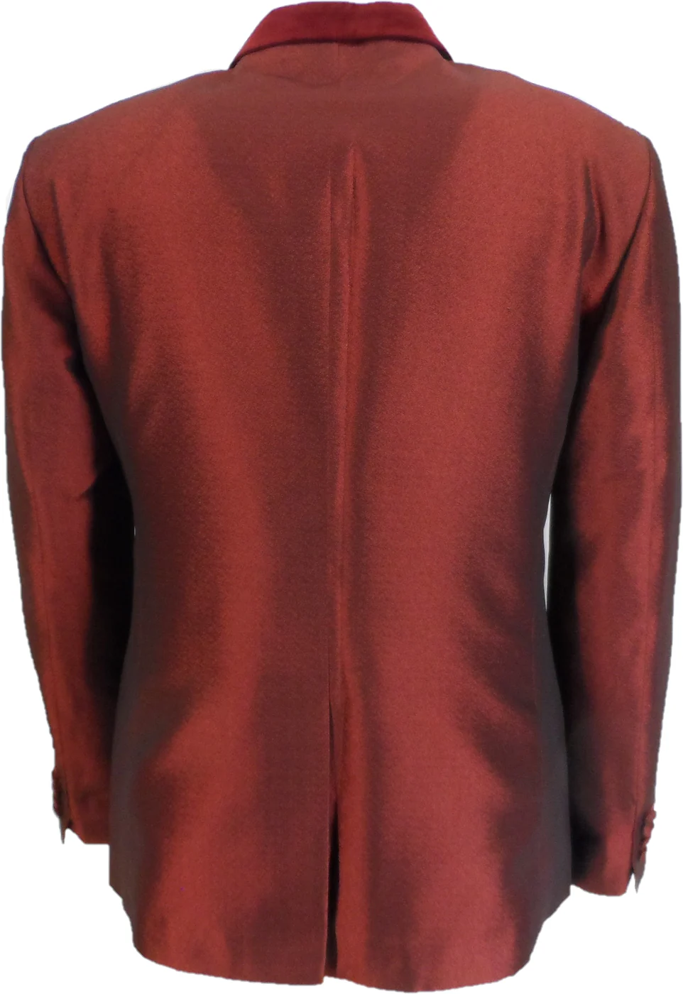 Mazeys Mens Tonic Burgundy Suit Jacket - immagine 3