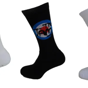 Mens Officially Licensed The Jam Logo Socks