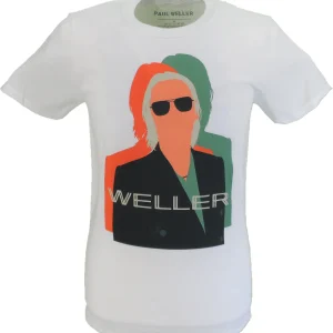Mens White Official Paul Weller T Shirt