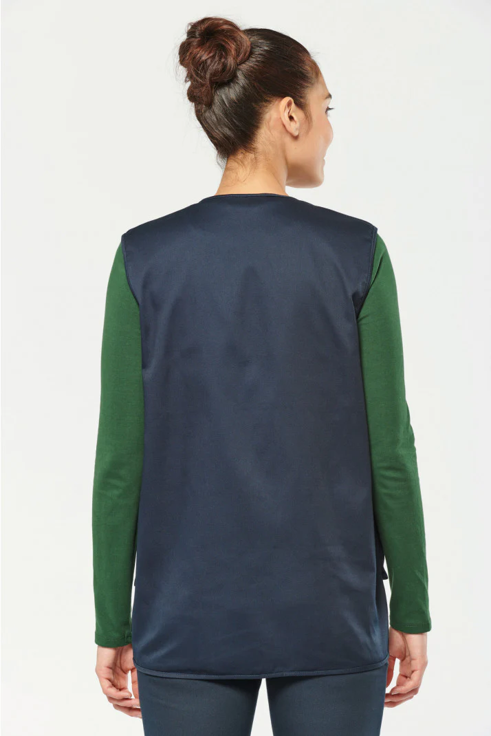 WK609 - Gilet unisex in policotone multitasche foderato - immagine 8