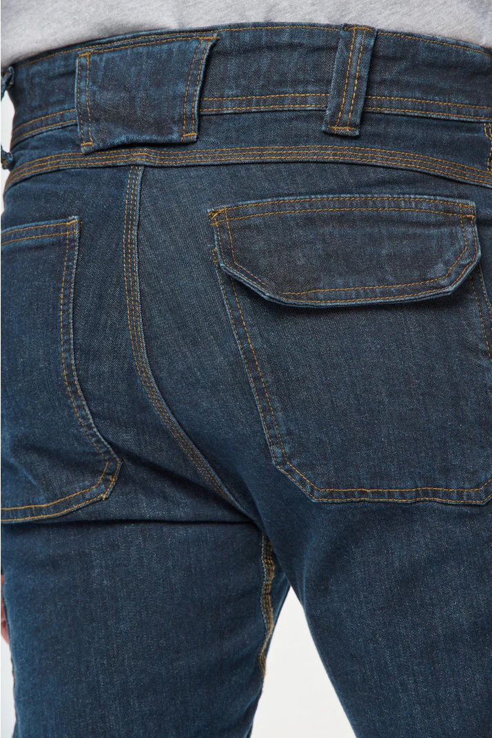 WK705 - Pantaloni Denim uomo multitasche - immagine 8
