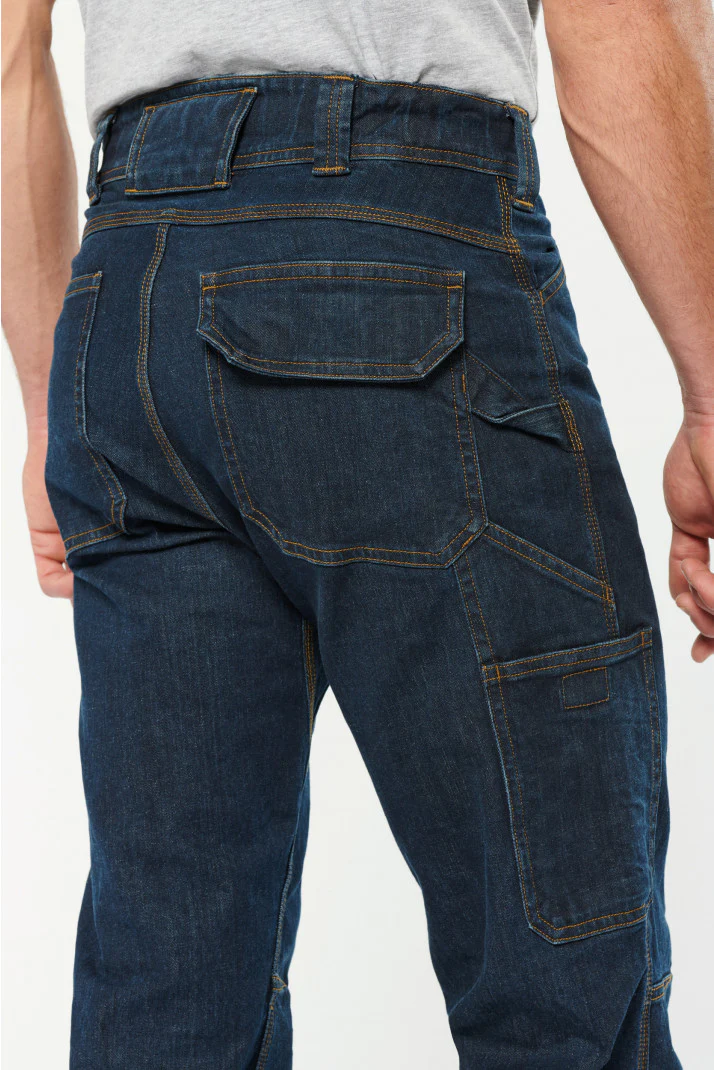 WK705 - Pantaloni Denim uomo multitasche - immagine 5