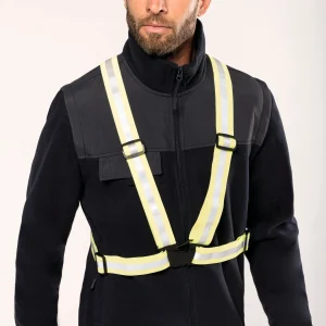 WKP707 - Fascia regolabile con velcro ad alta visibilità in poliestere