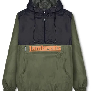 Lambretta Mens Green/Black Overhead Scooter Jacket