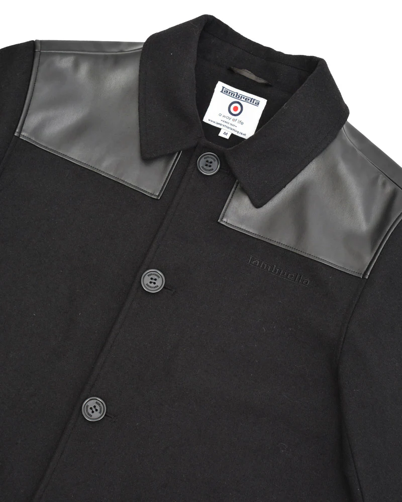 Lambretta Men's Black Donkey Jacket - immagine 6