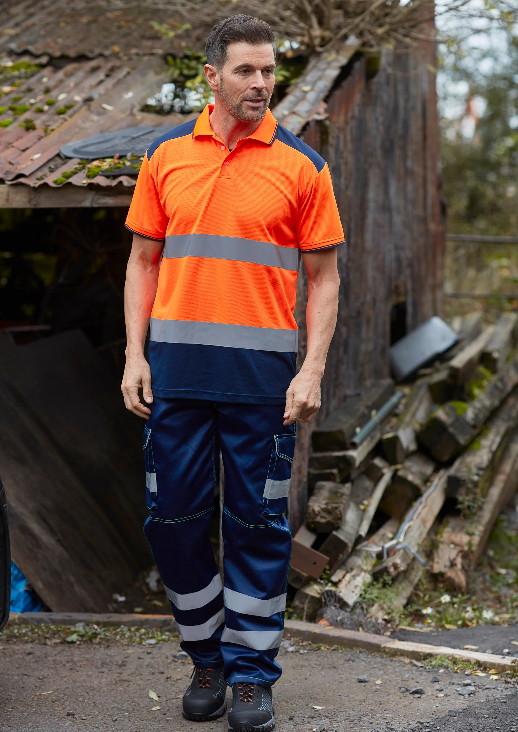 YHVJ220 - Polo bicolore alta visibilità - immagine 3