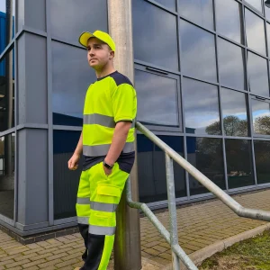 YHVJ400 - T-shirt bicolore Alta Visibilità