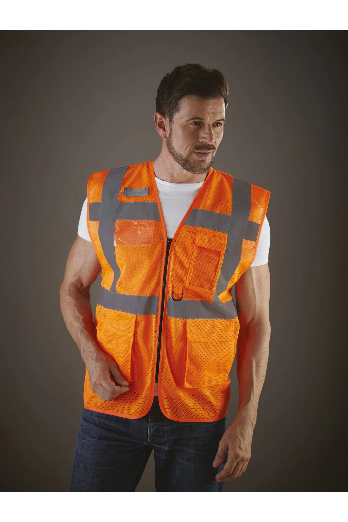 YHVW820 - Gilet alta visibilità Top Cool "Management" - immagine 4