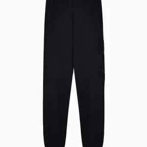 Pantalone In Felpa Logo Rilievo Vert. Uomo