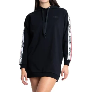 Abito In Felpa Con Banda Donna