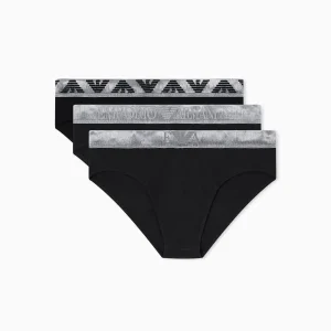 Slip Elastico Silver 3-Pack Uomo