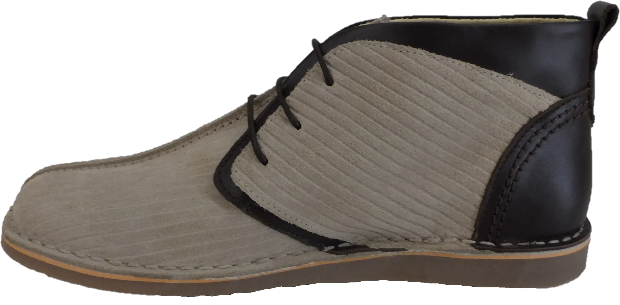 Ikon Original Beige/Stone Afterglow 70s Mod Style Real Suede Desert Boots - immagine 4