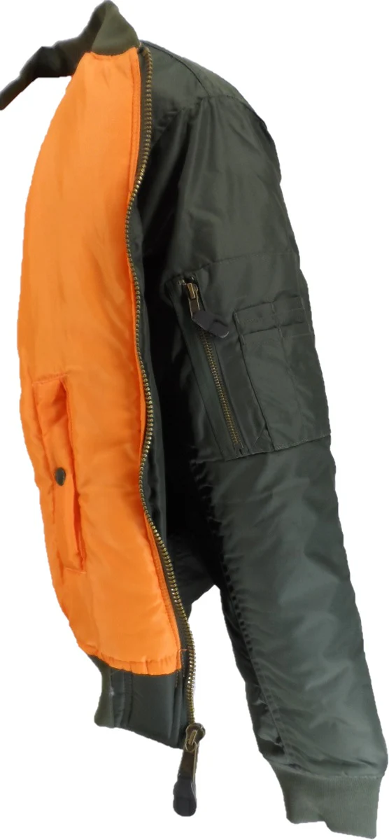 Relco MA-1 Olive Green Flight Pilot Bomber Jackets - immagine 6