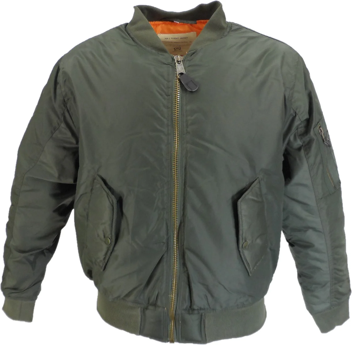 Relco MA-1 Olive Green Flight Pilot Bomber Jackets - immagine 2