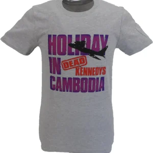 Mens Official Dead Kennedys Holiday in Cambodia Plane T Shirt