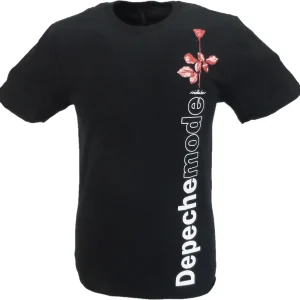 Mens Black Official Depeche Mode Violator Side T Shirt