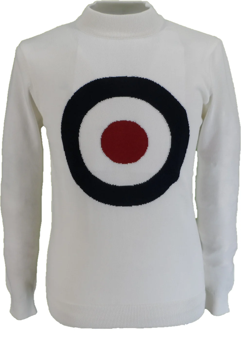 Ska & Soul Ecru 'Moon' Turtle Neck Jumper
