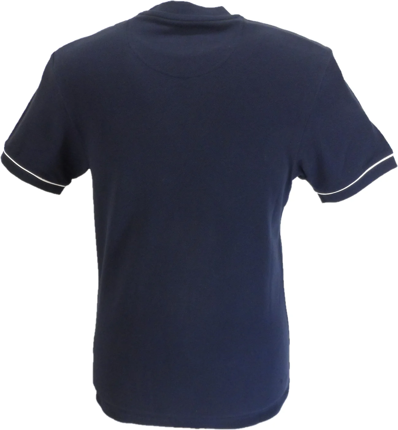 Trojan Mens Navy Blue Printed Stripe T Shirt - immagine 3