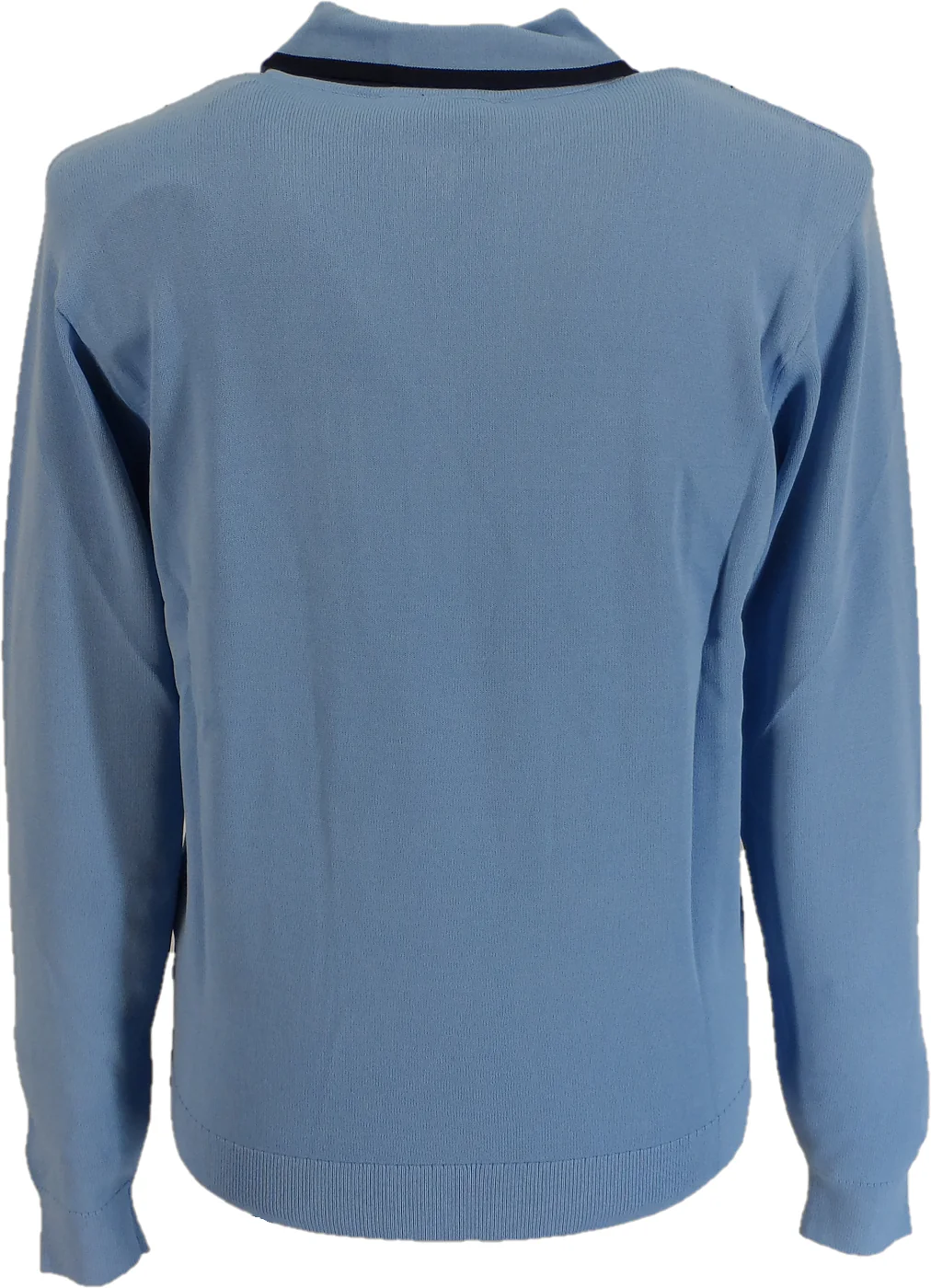 Gabicci Mens Iceburg Blue Archive Darron Knitted Polo Shirt - immagine 3