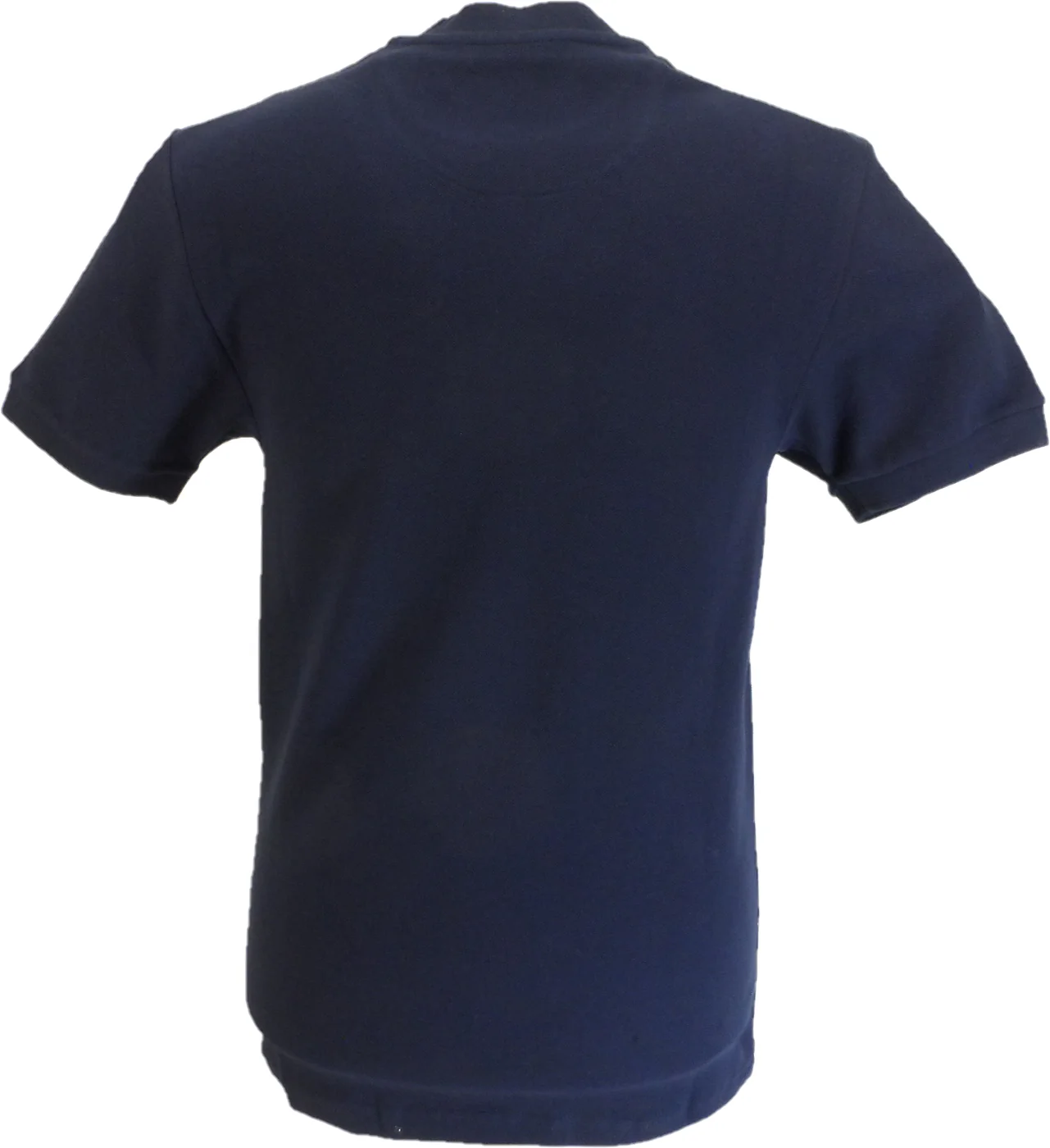 Trojan Mens Navy Blue Retro Pique T Shirt - immagine 3