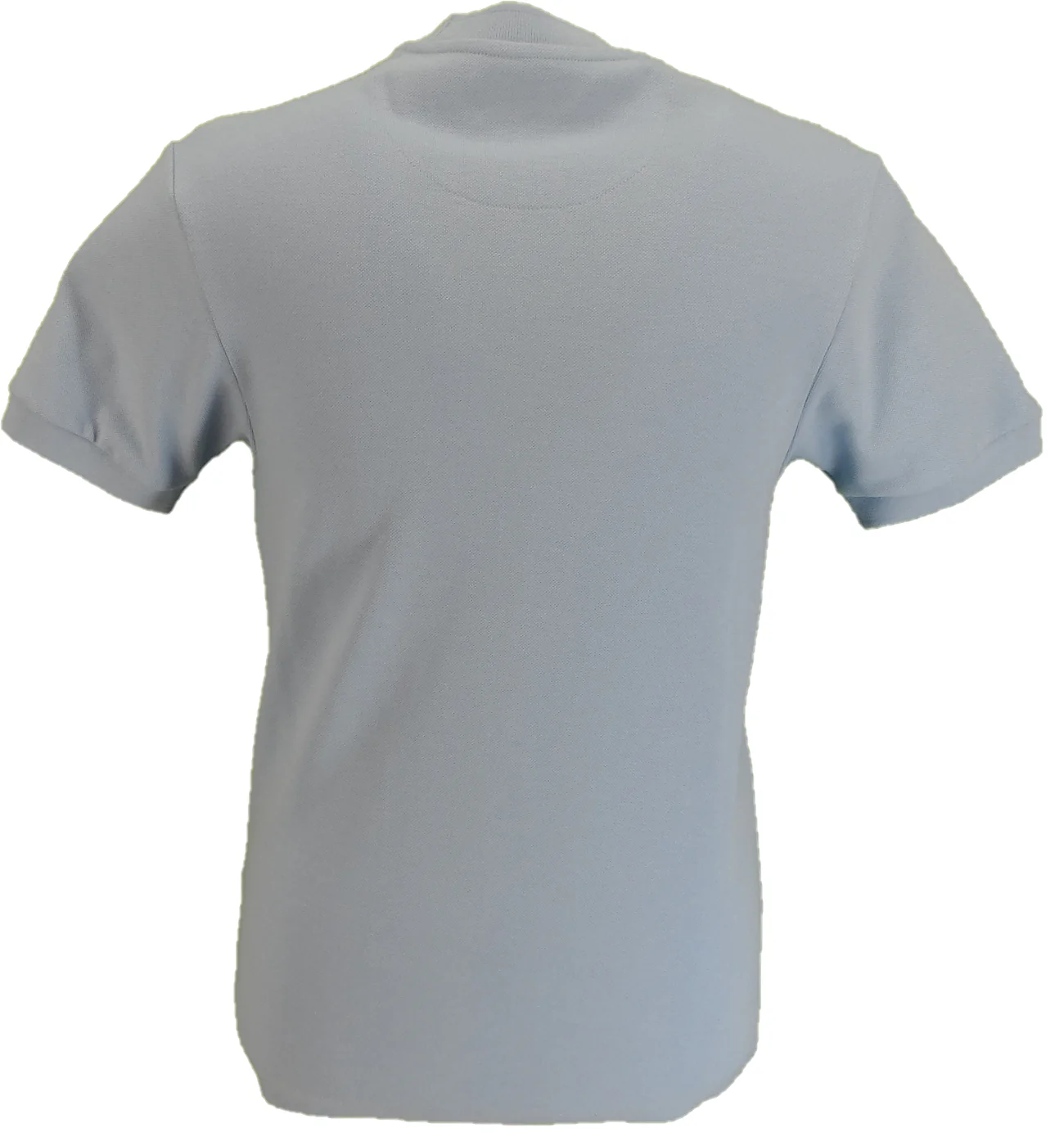Trojan Mens Powder Blue Retro Pique T Shirt - immagine 3
