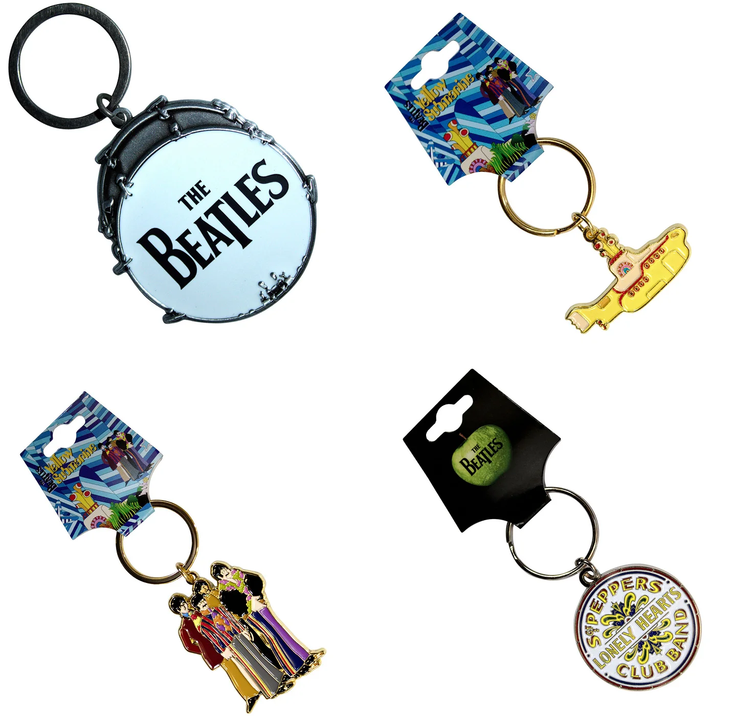 The Beatles Metal Key Rings - immagine 2