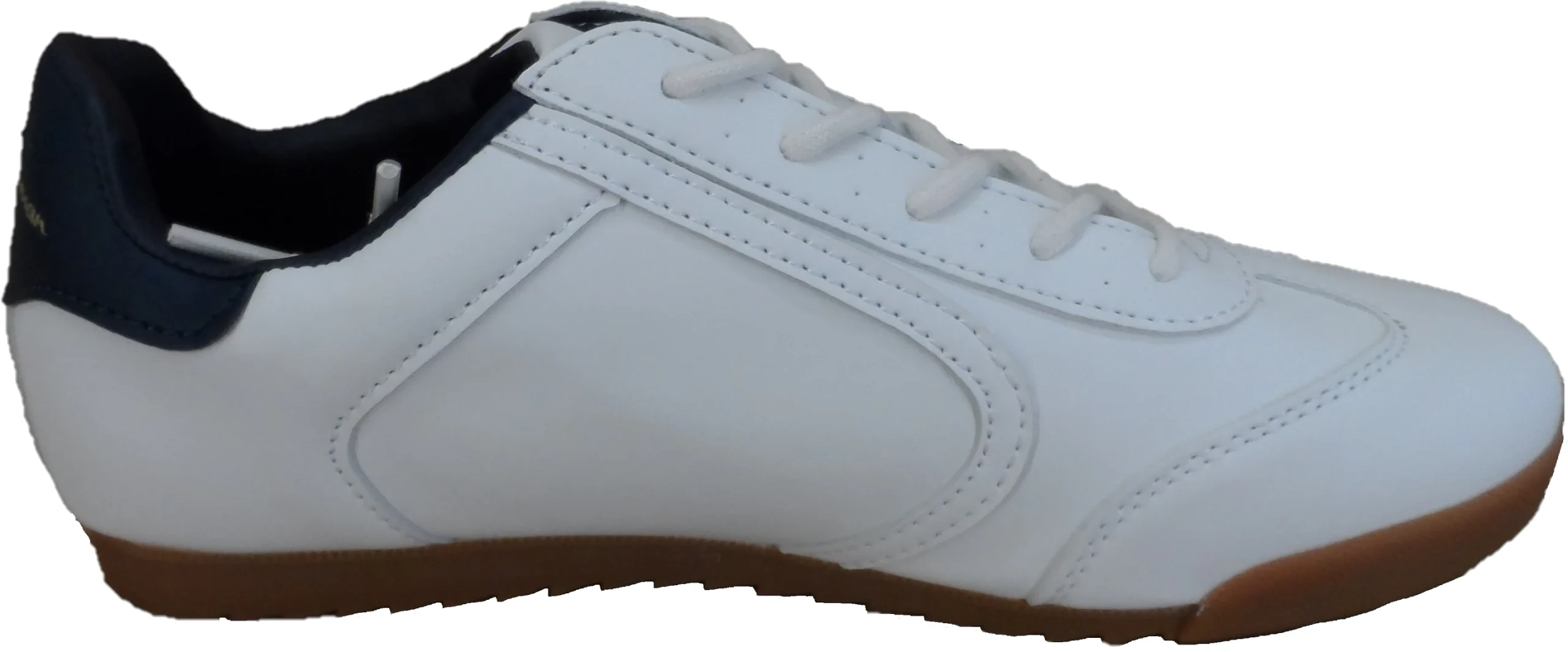 Mens Ben Sherman White Target Trainers - immagine 5