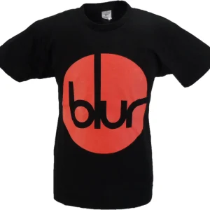 Mens Black Official Blur Circle Logo T Shirt