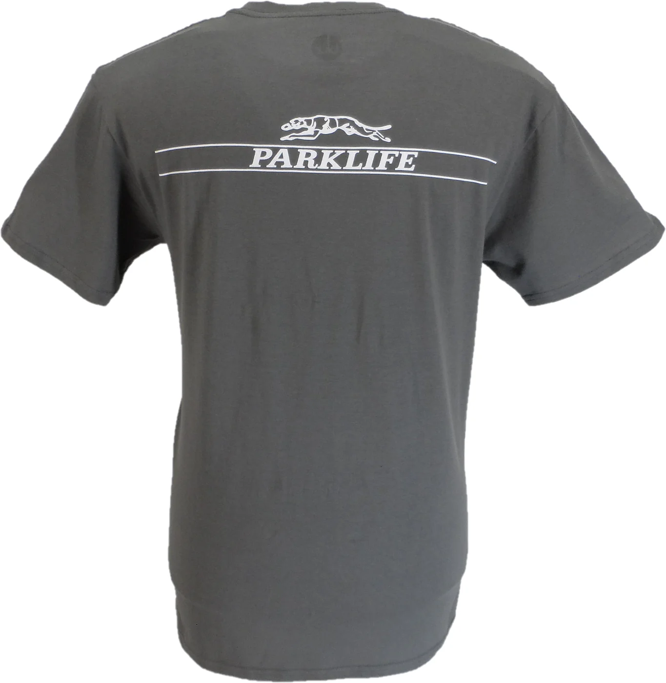 Mens Grey Official Blur Parklife Back Print T Shirt - immagine 3