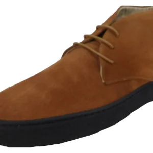 Delicious Junction Mens Ginger Tan Bullitt Suede Desert Boot
