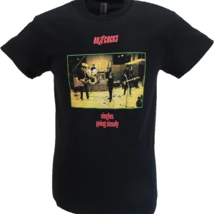 Mens Black Official Buzzcocks Singles Going Steady T Shirt