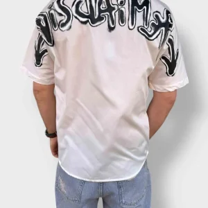 Camicia Popeline Logo Retro Gr Uomo