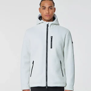 Giubbotto in Tricotech Corto con cappuccio Uomo