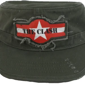 Mens Officially Licensed The Clash Military Cadet Cap