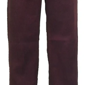 Run & Fly Men's Vintage 70s Retro Burgundy Bootcut Flared Cords